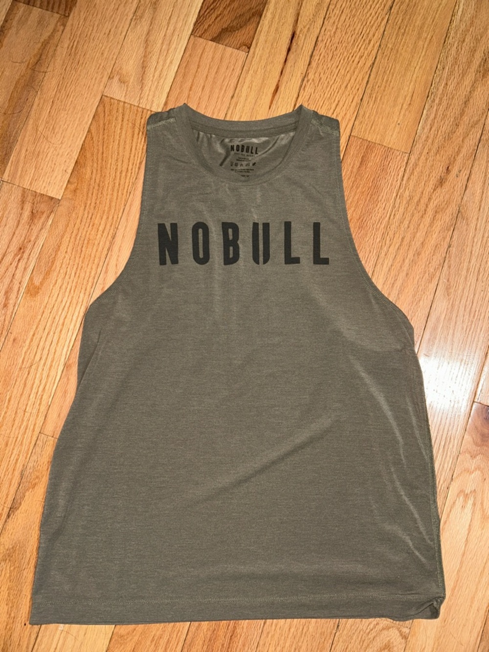 NOBULL Olive Tank with Black Logo
